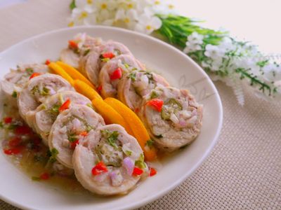 參考食譜 : 冰鎮和風雞腿卷【健康廚房】