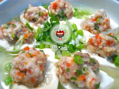 參考食譜 : ♡宛の年菜好”食“光 ✿ 百花鑲豆腐