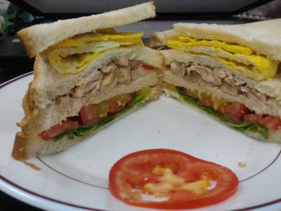 清爽開胃低熱量簡易三明治