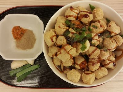 參考食譜 : 香酥百頁豆腐(氣炸鍋版)