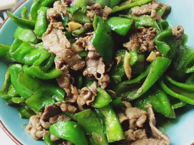 青椒炒牛肉