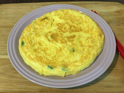 參考食譜 : 圓滾滾的蔥花蛋