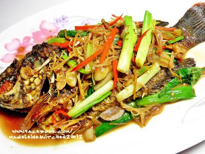 參考食譜 : 紅燒海吳郭魚