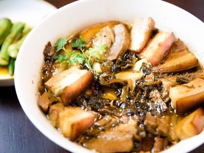 古早家常菜～梅干扣肉