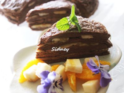 巧克力法式薄餅 Crêpes