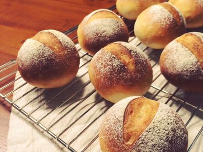 參考食譜 : 簡易小圓麵包 Dinner Roll