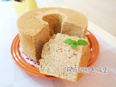 參考食譜 : 香氣四溢紅玉奶茶戚風蛋糕【無泡打粉配方】