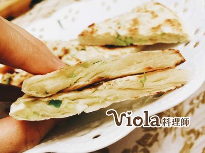 參考食譜 : 乾烙蔥油餅