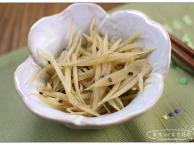參考食譜 : 涼拌牛蒡絲