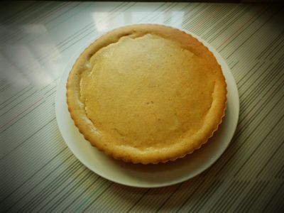參考食譜 : 南瓜起司派