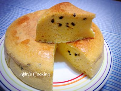 參考食譜 : 百香果蛋糕（電子鍋）