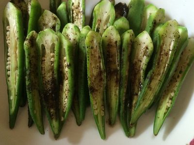 ♡乾煎秋葵♡