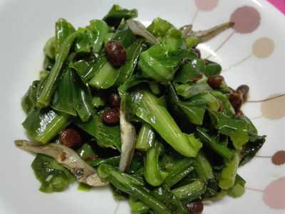 參考食譜 : 豆豉山蘇