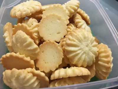 參考食譜 : 奶酥餅乾