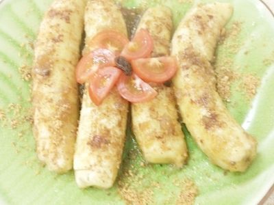 烤花生冬瓜香蕉捲