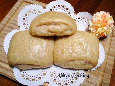 參考食譜 : 芋頭泥捲黑糖饅頭