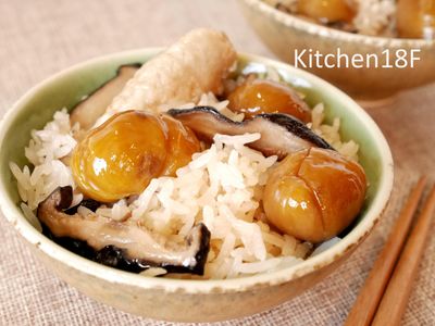 栗子麻油雞飯_電鍋料理