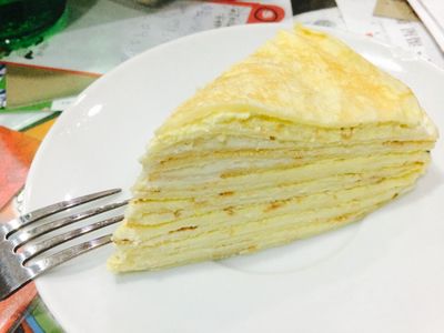 參考食譜 : 百香千層蛋糕
