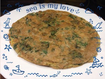 參考食譜 : 九層塔煎蛋