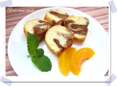 參考食譜 : AM魔力~大理石戚風蛋糕