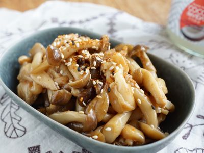 金平風味椰子油炒鮮菇～省時美味料理