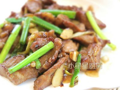 參考食譜 : 乾煎蒜味梅花豬