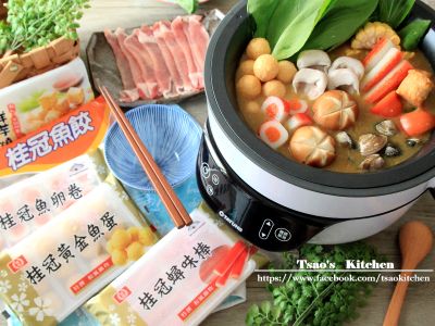 咖哩豬肉涮涮鍋【大同複合料理無水鍋】