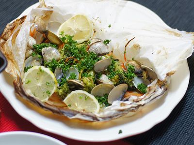 紙包魚Poisson en papillote