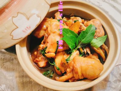 參考食譜 : 三杯雞_減油版