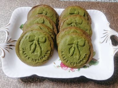 參考食譜 : 小山園抹茶酥餅