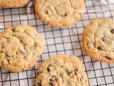 參考食譜 : 巧克力豆燕麥軟餅乾 (新手必學）