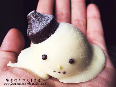 參考食譜 : 聖誕雪人餅乾-聖誕節