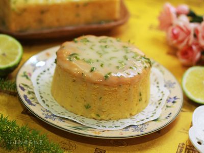 參考食譜 : 檸檬糖霜蛋糕