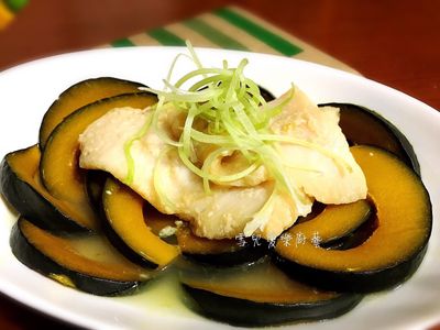 鹽麴魚蒸栗子南瓜