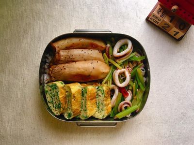 ［每日便當］芹菜葉蛋捲