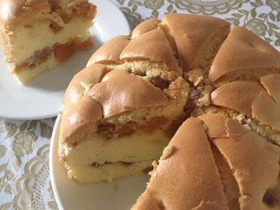 紅薯丁戚風蛋糕