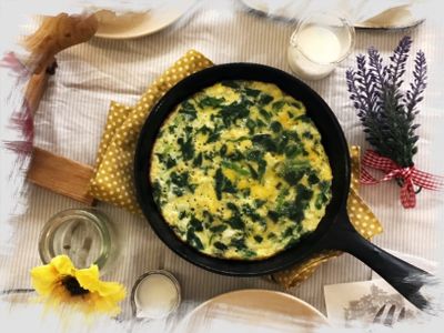 菠菜烘蛋（露營OK）