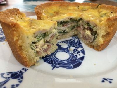 參考食譜 : [生酮飲食]法式鹹派-無麵粉烘焙