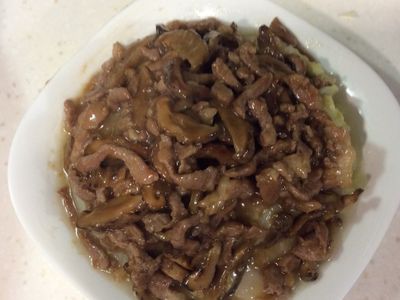 參考食譜 : 冬菇肉絲扒大白菜