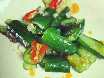 涼拌辣味黃瓜