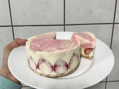 參考食譜 : 草莓藍莓起司蛋糕