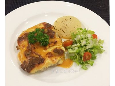 參考食譜 : 起司豬肩肉排