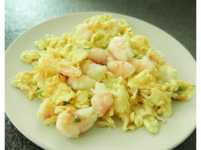 參考食譜 : 蝦仁炒蛋