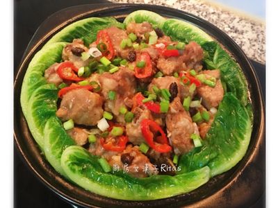 豆豉排骨煲仔飯