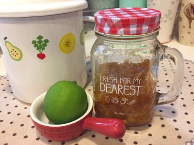 參考食譜 : DIY蘋果鳳梨果醬