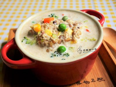 牛奶燕麥蔬菜粥