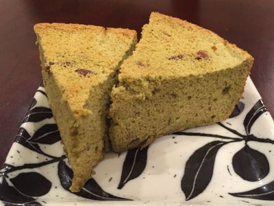 參考食譜 : 抹茶紅豆戚風蛋糕