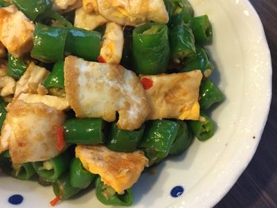 參考食譜 : 辣椒炒蛋