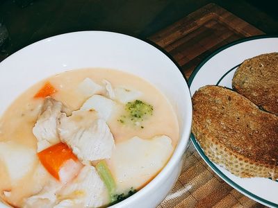 🧀🥣🐖奶油松阪豬肉濃湯