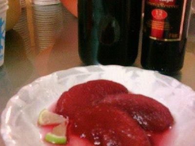 參考食譜 : [Phi's異國風]紅酒燉蘋果